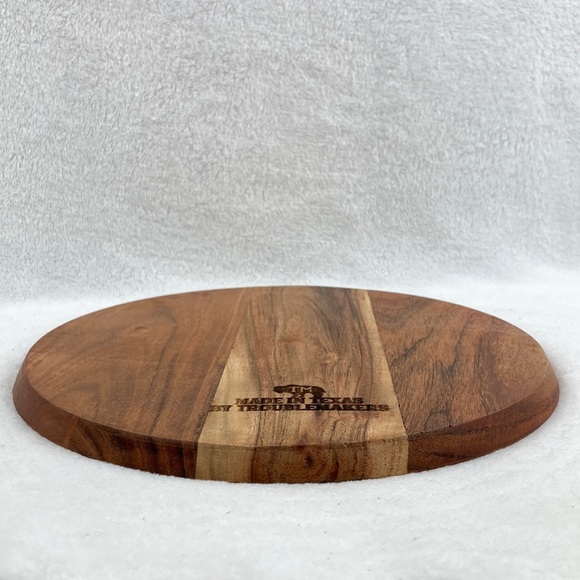 Troublemakers Carved Wooden Platter “Wicked Chickens Lay Deviled Eggs 11” - Picture 6 of 10